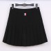 學院AA高腰百褶裙網球裙半身短裙褲(黑色)(XL) J-12952