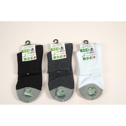 品名: 竹碳氣墊襪(灰色) J-12668
