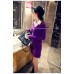 韓品連衣裙(紫色) IL201991221 J-11604